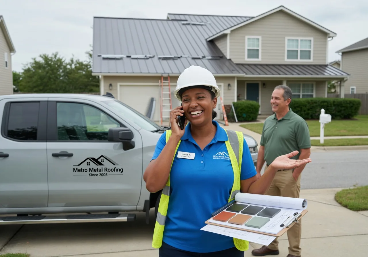 Storm Damage Metal Roof Repair in Port O Connor, TX